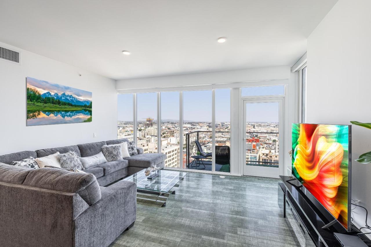 Top Floor High Rise 3 Bed Dtla Skyscraper Penthouse Los Angeles Luaran gambar