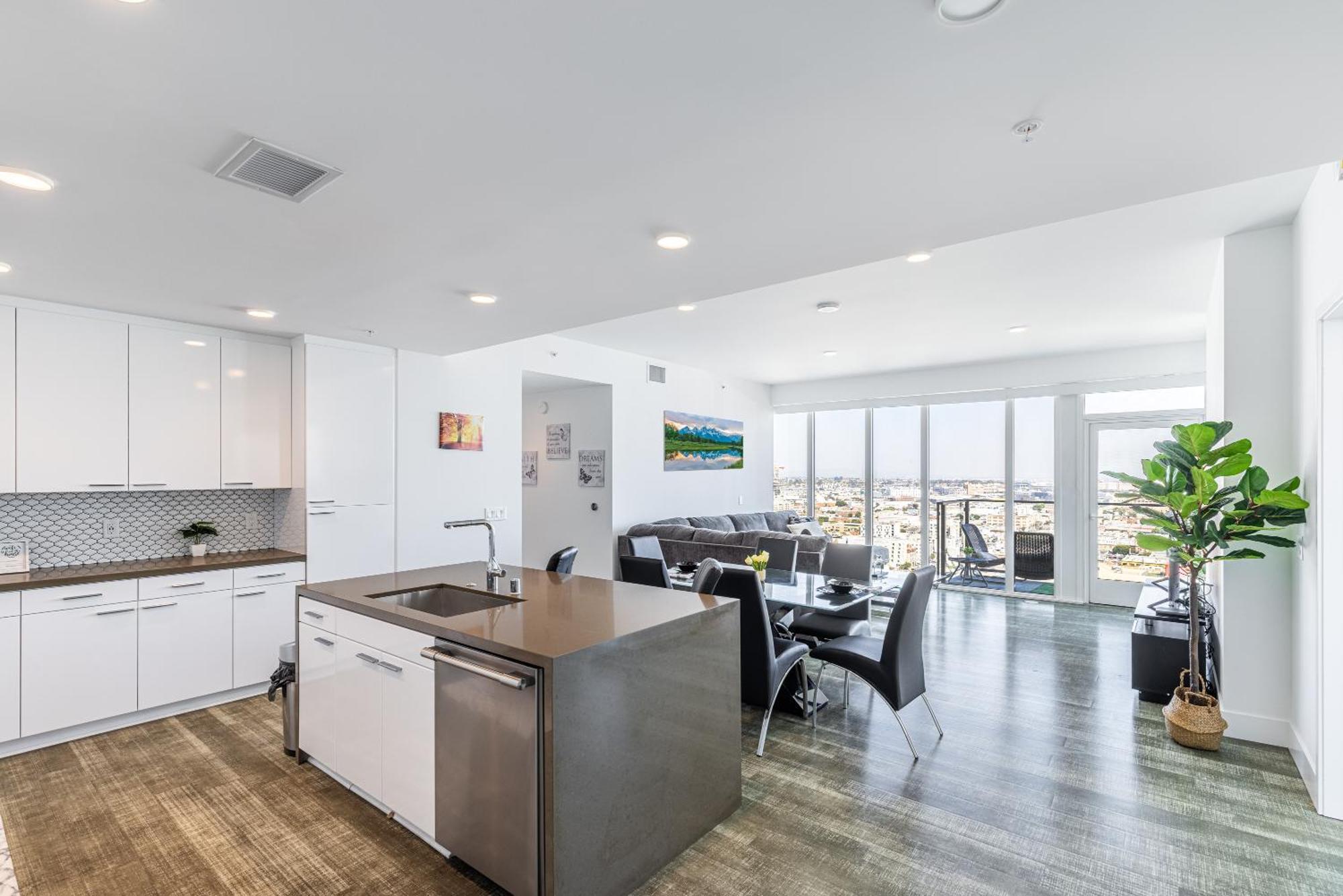 Top Floor High Rise 3 Bed Dtla Skyscraper Penthouse Los Angeles Luaran gambar