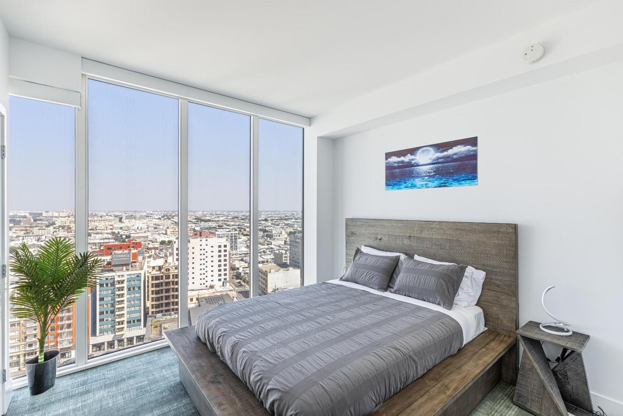 Top Floor High Rise 3 Bed Dtla Skyscraper Penthouse Los Angeles Luaran gambar