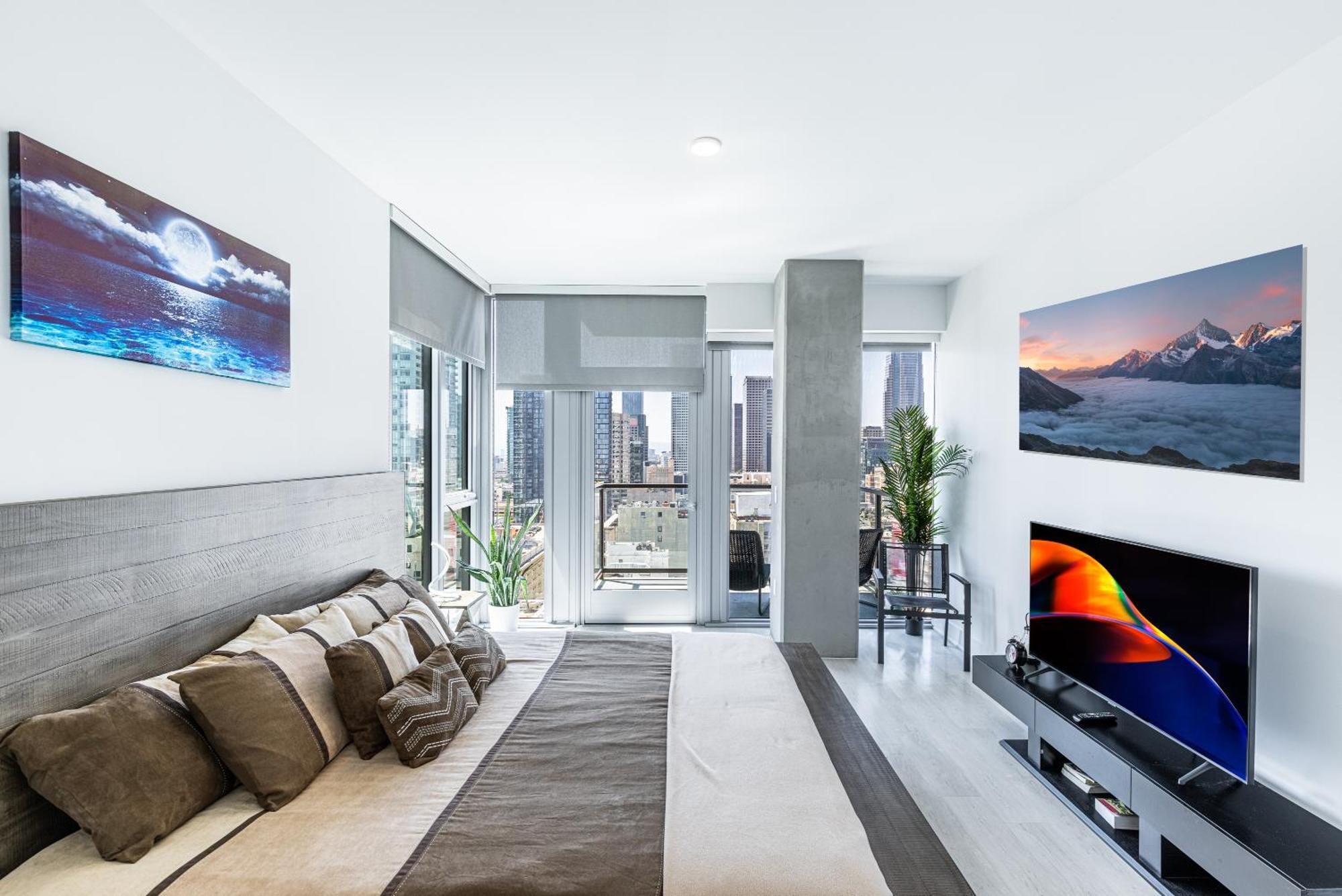 Top Floor High Rise 3 Bed Dtla Skyscraper Penthouse Los Angeles Luaran gambar